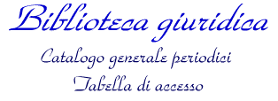 Catalogo generale periodici consistenza