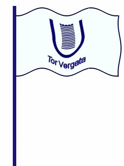 Logo animato: bandiera dell'Universit di Tor Vergata