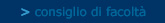 consiglio di facoltà